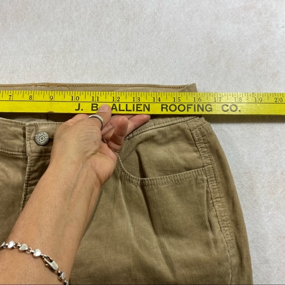 Old Navy Pants Women’s 8 Corduroy Pants light brown Flare boot Cut zip pockets - Picture 7 of 10